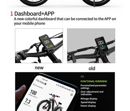 DUOTTS F26 26" Electric Mountain Bike 750W*2 Motors 48V 20Ah Battery