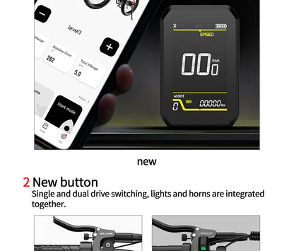 DUOTTS F26 26" Electric Mountain Bike 750W*2 Motors 48V 20Ah Battery