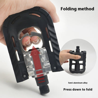 Bike Pedals Aluminum Alloy Foldable