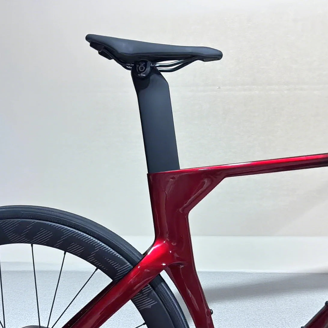 KOZO Factory Direct Sale High Modulus Carbon Fiber Road Bike Frame Set, Optional Configuration Optional Carbon Wheels Alu Wheels