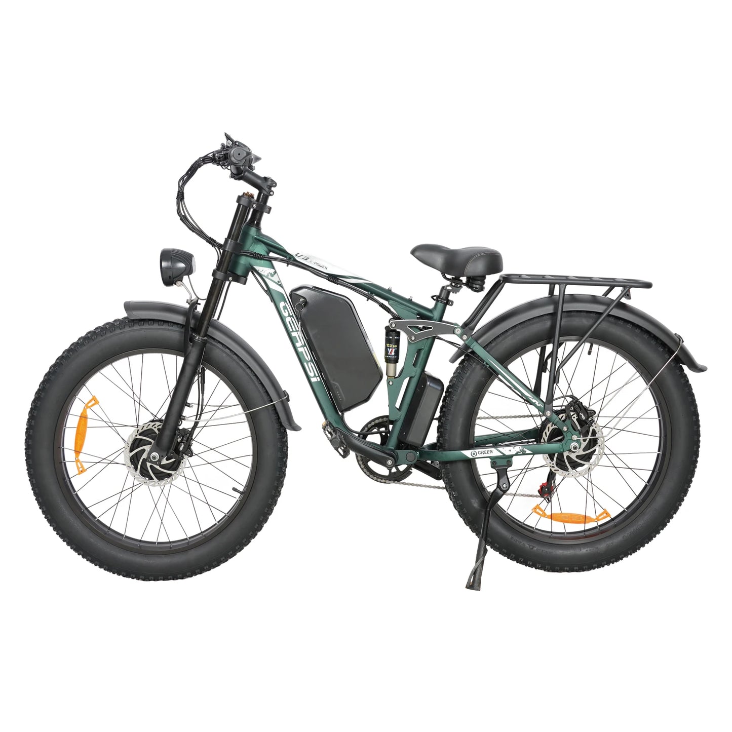 26 Inch 52v 3000w Dual Motor Ebike Full Suspension Hydraulic Brake Electric Road Mountain Bike Adult Bicycle From Usa Warehouse