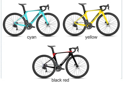 Twitter R5pro Electronic Shifting Carbon Road Bikes Wheeltop EDS 24S Wireless Adult Men's Racing Bicycle With Hydraulic Brake