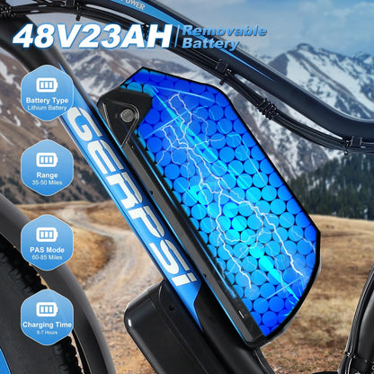 【1 Year Warranty】BAOLUJIE 2602 Electric Bike for Adults 3000W Dual-Motor Electric Bicycle  Hydraulic Brake 26"*4 Fat Tire E-bike