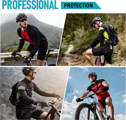 Cycling Gloves Full Finger BMX Mountain Bike Gloves with Touchscreen MTB Padded Anti-Slip Grips for Men Women