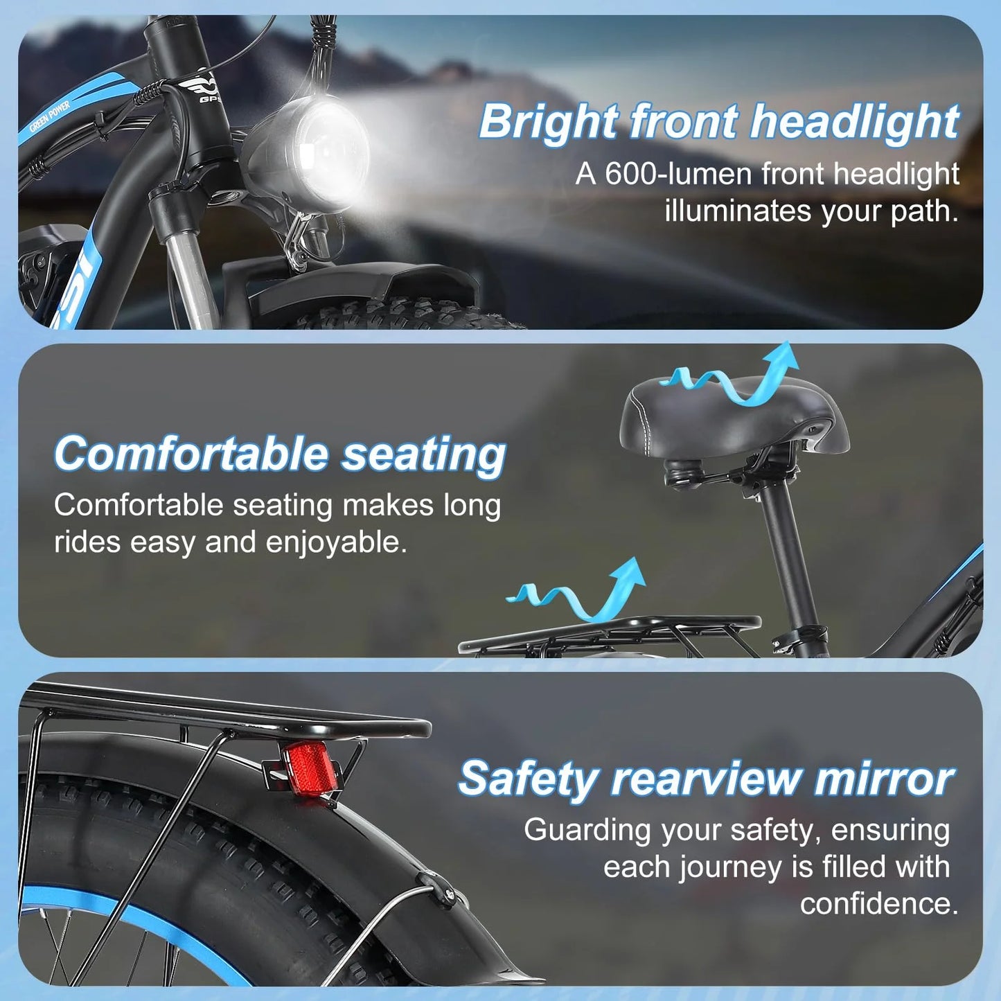 【1 Year Warranty】BAOLUJIE 2602 Electric Bike for Adults 3000W Dual-Motor Electric Bicycle  Hydraulic Brake 26"*4 Fat Tire E-bike