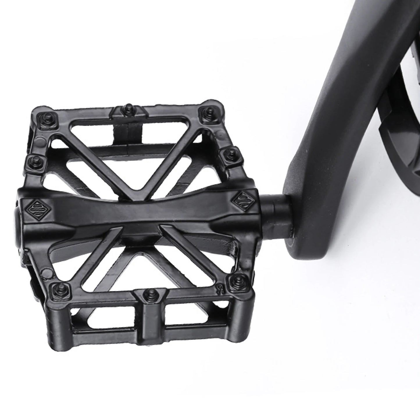 1 Pair Bicycle Pedal Professonal Part Aluminum Mountain Bike Pedals Double Ball Roller Foot Pedal Bicycle Platform accessories