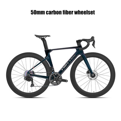 Twitter R5pro Electronic Shifting Carbon Road Bikes Wheeltop EDS 24S Wireless Adult Men's Racing Bicycle With Hydraulic Brake