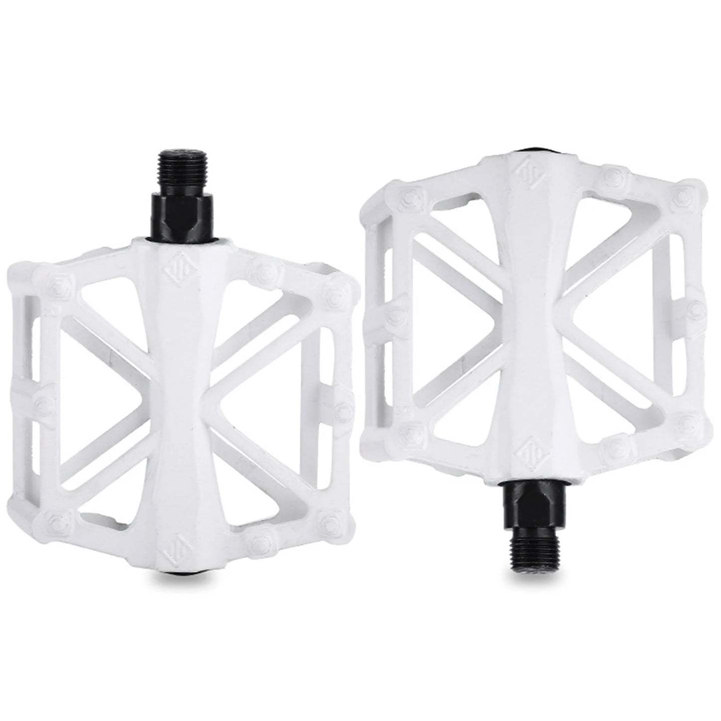 1 Pair Bicycle Pedal Professonal Part Aluminum Mountain Bike Pedals Double Ball Roller Foot Pedal Bicycle Platform accessories