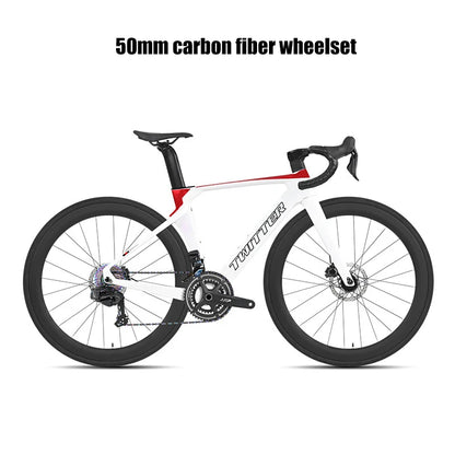 Twitter R5pro Electronic Shifting Carbon Road Bikes Wheeltop EDS 24S Wireless Adult Men's Racing Bicycle With Hydraulic Brake