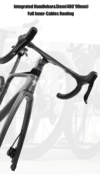 Twitter R5pro Electronic Shifting Carbon Road Bikes Wheeltop EDS 24S Wireless Adult Men's Racing Bicycle With Hydraulic Brake