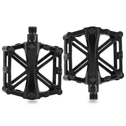 1 Pair Bicycle Pedal Professonal Part Aluminum Mountain Bike Pedals Double Ball Roller Foot Pedal Bicycle Platform accessories